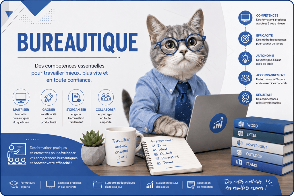 Bannière visuelle de présentation de la formation