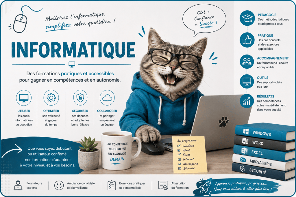 Bannière visuelle de présentation de la formation