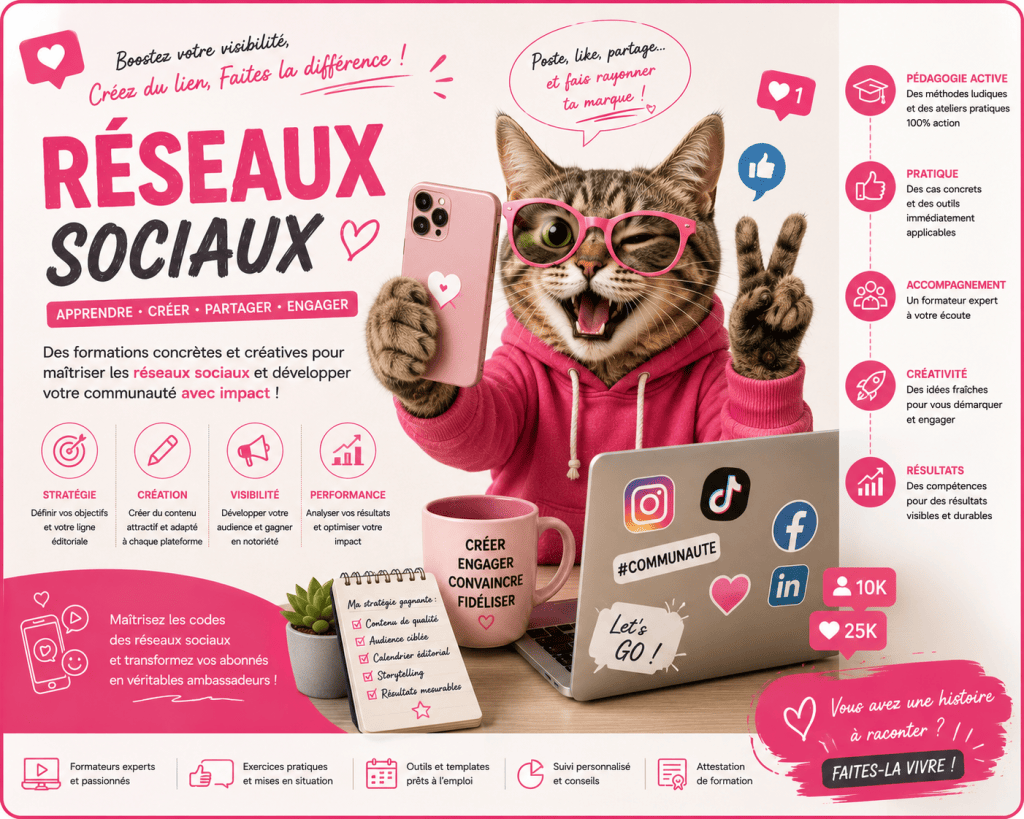 Bannière visuelle de présentation de la formation