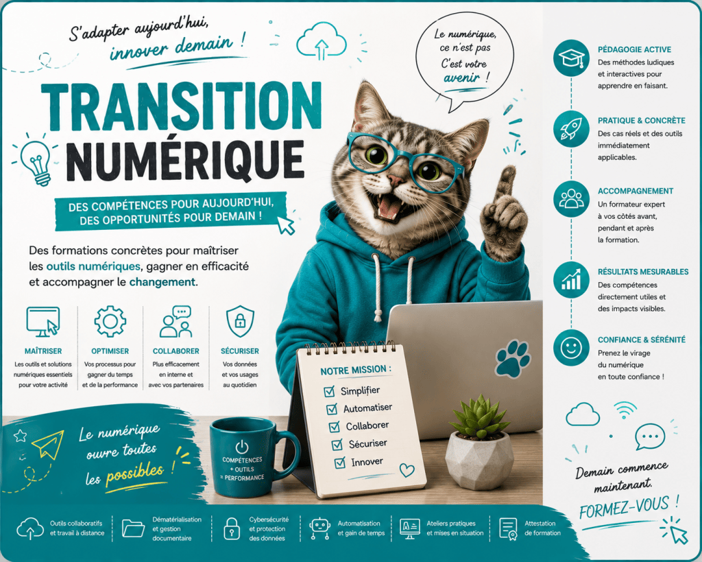 Bannière visuelle de présentation de la formation