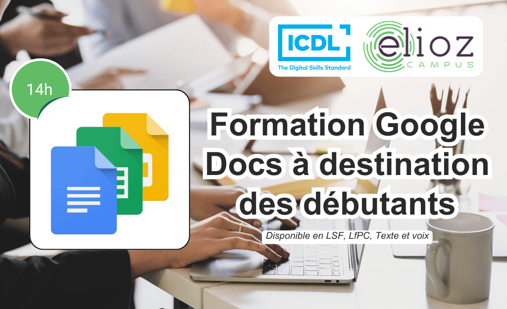 Bannière visuelle de présentation de la formation
