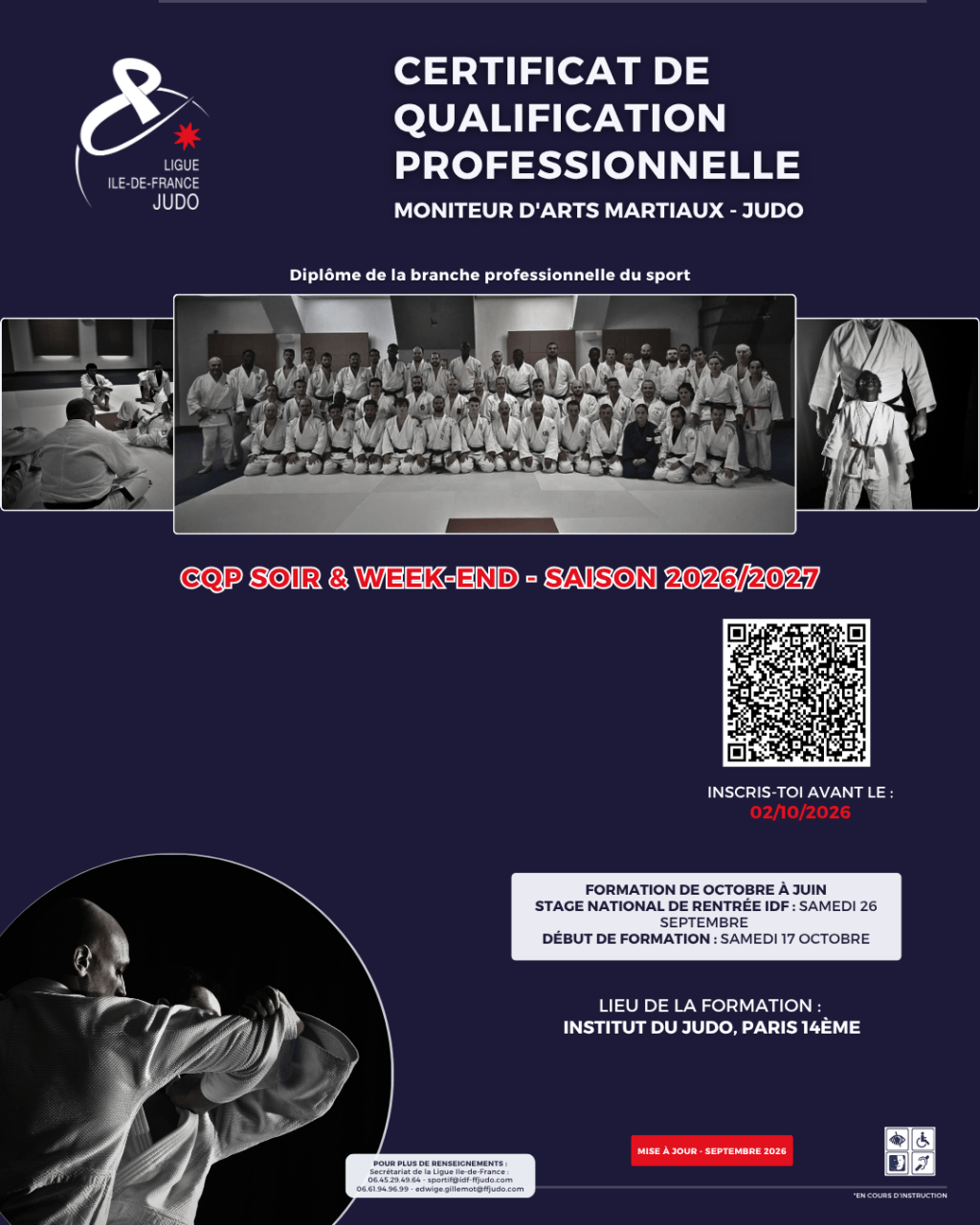 Bannière visuelle de présentation de la formation