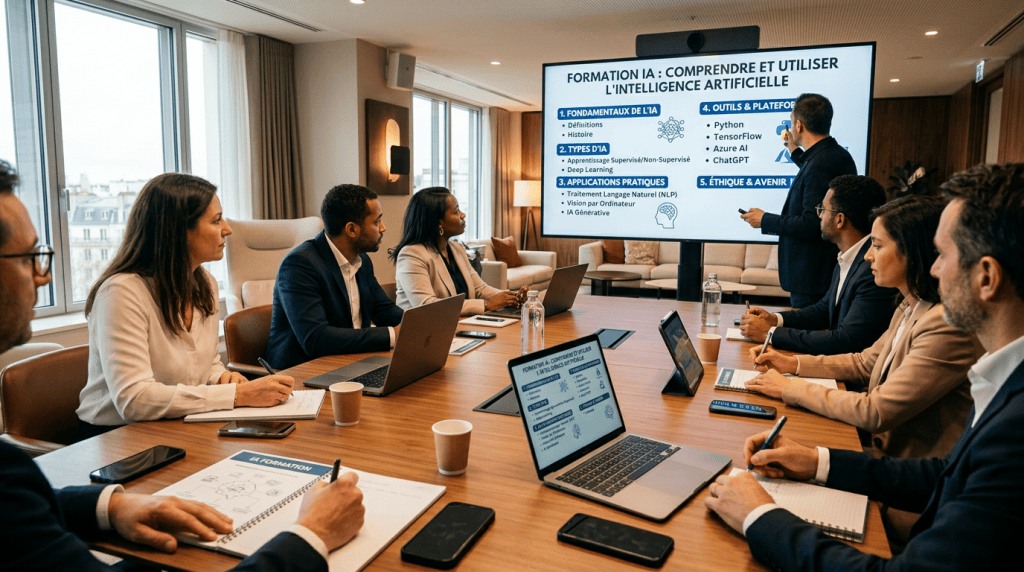 Bannière visuelle de présentation de la formation