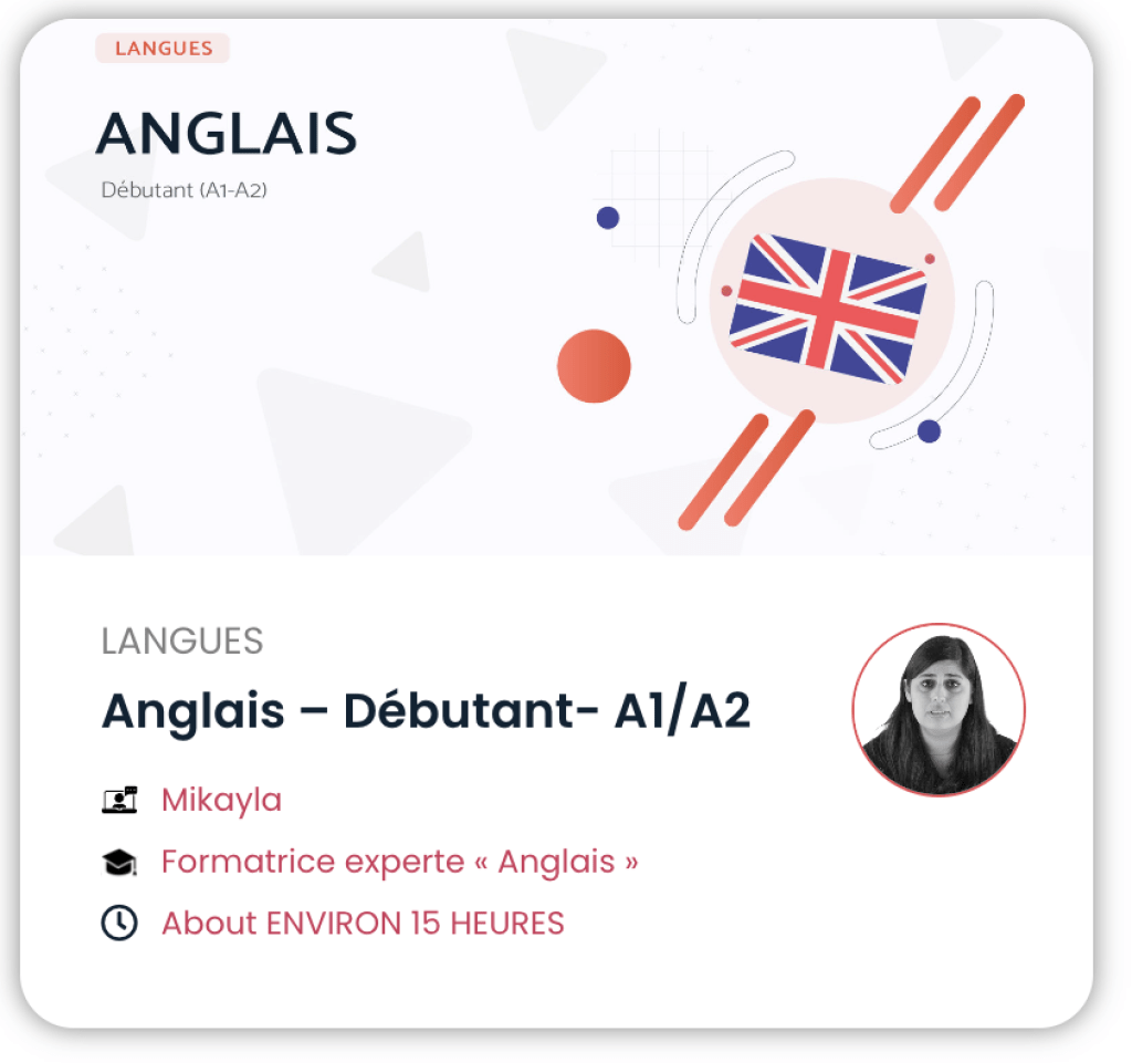 Bannière visuelle de présentation de la formation