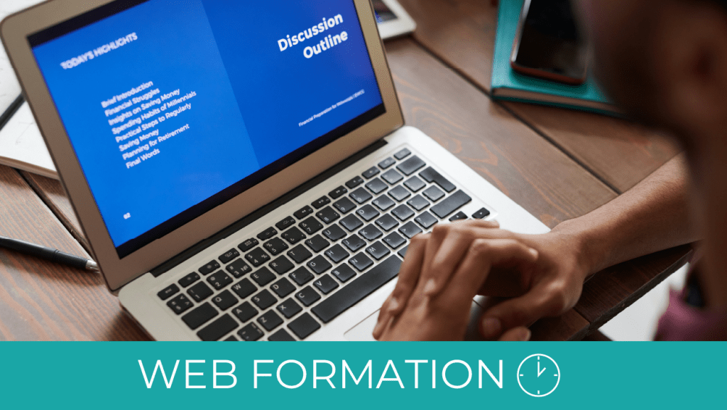 Bannière visuelle de présentation de la formation