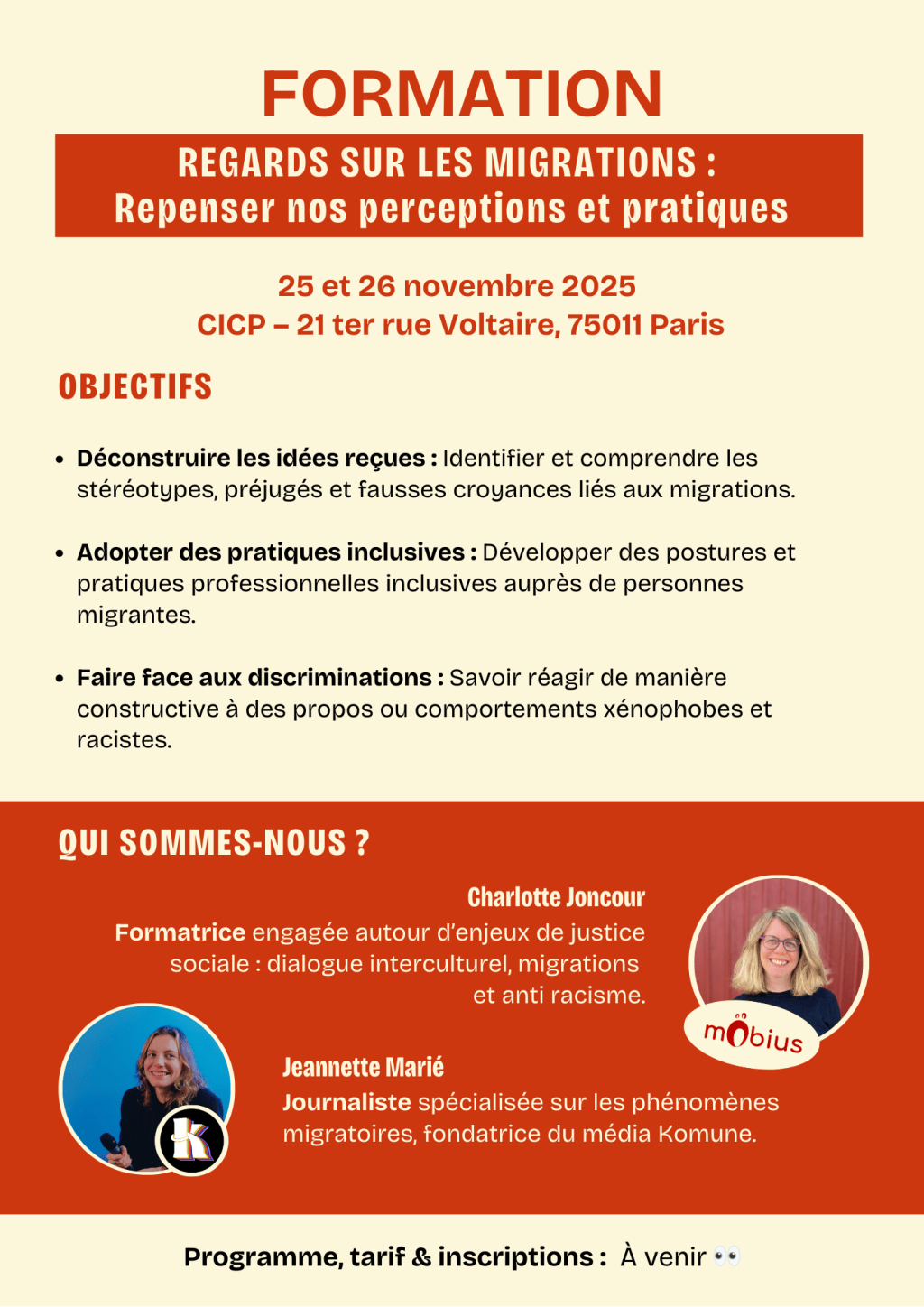 Bannière visuelle de présentation de la formation