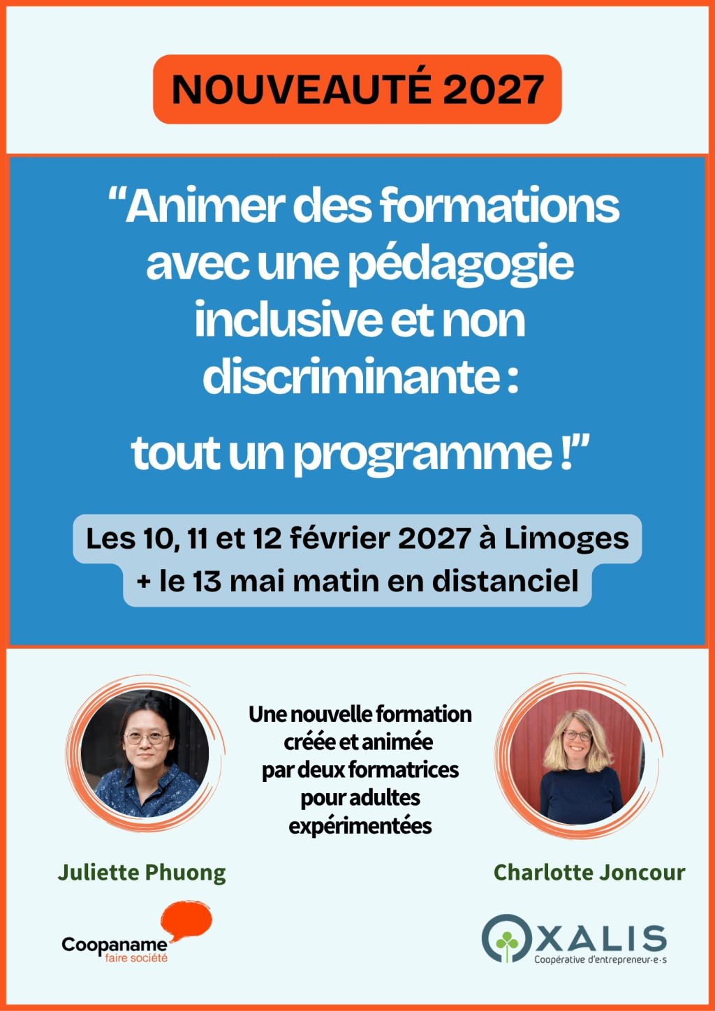 Bannière visuelle de présentation de la formation