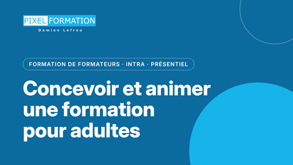 Bannière visuelle de présentation de la formation