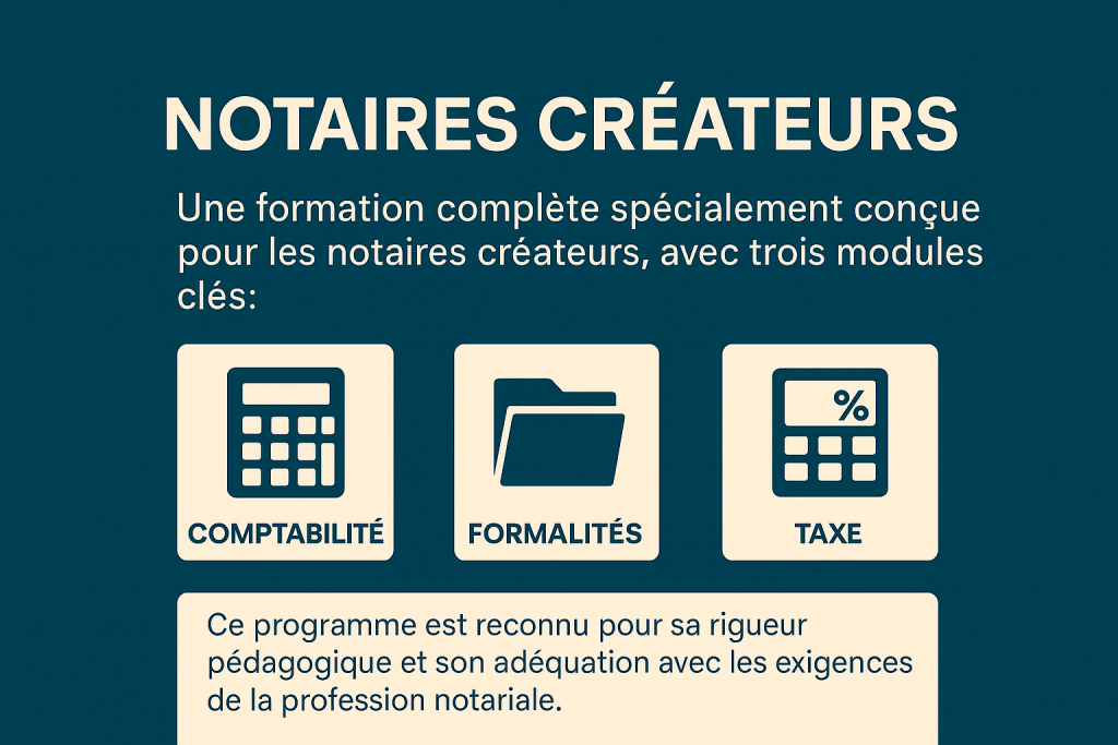 Bannière visuelle de présentation de la formation